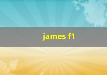 james f1